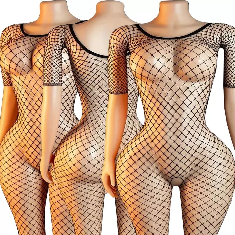 Bodystocking Fishnet - Fishnet 속박 Bdsm 바디 스타킹 Crotchless