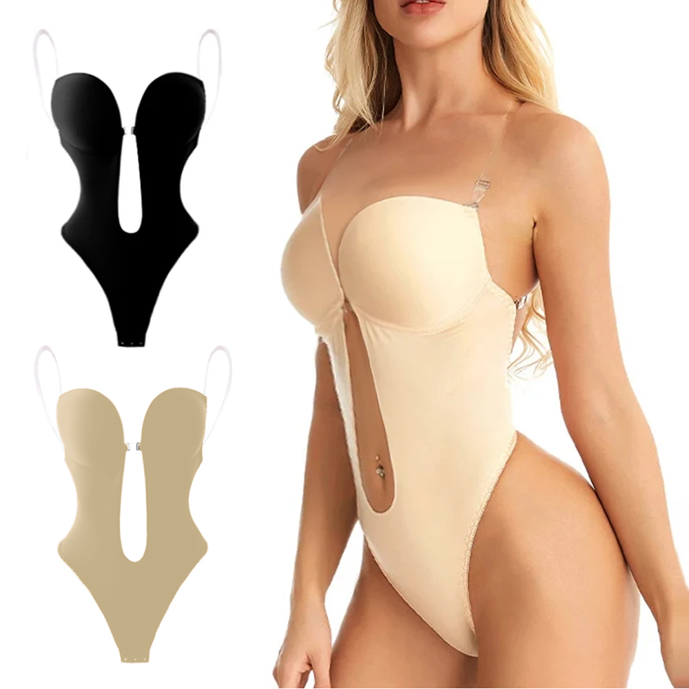 Shapewear Bodysuit Firm - 여성용 바디 쉐이퍼 브라 백리스 바디수트