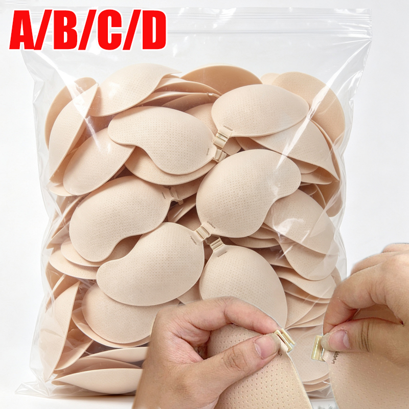 Silicone Bra Adhesive - 여성용 백리스 인비저블 푸쉬업 브라, 스트랩리스