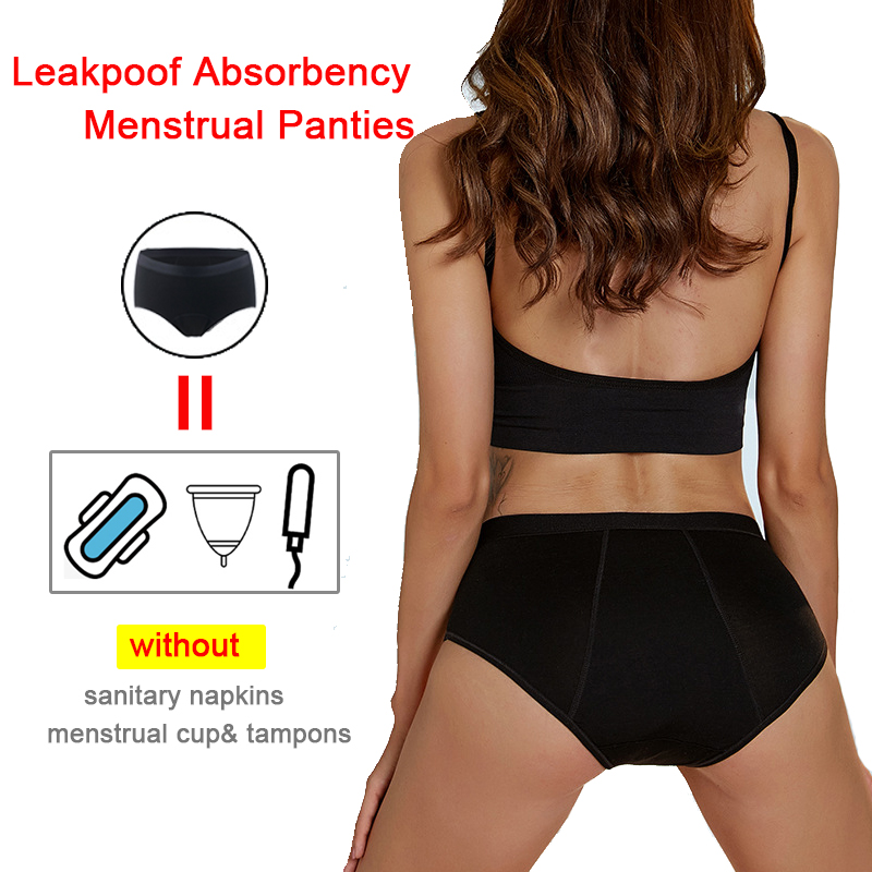 3Pcs 무거운 흐름 월경 팬티 4 레이어 여성 기간  - Period Panty Absorbent 리뷰 및 가격