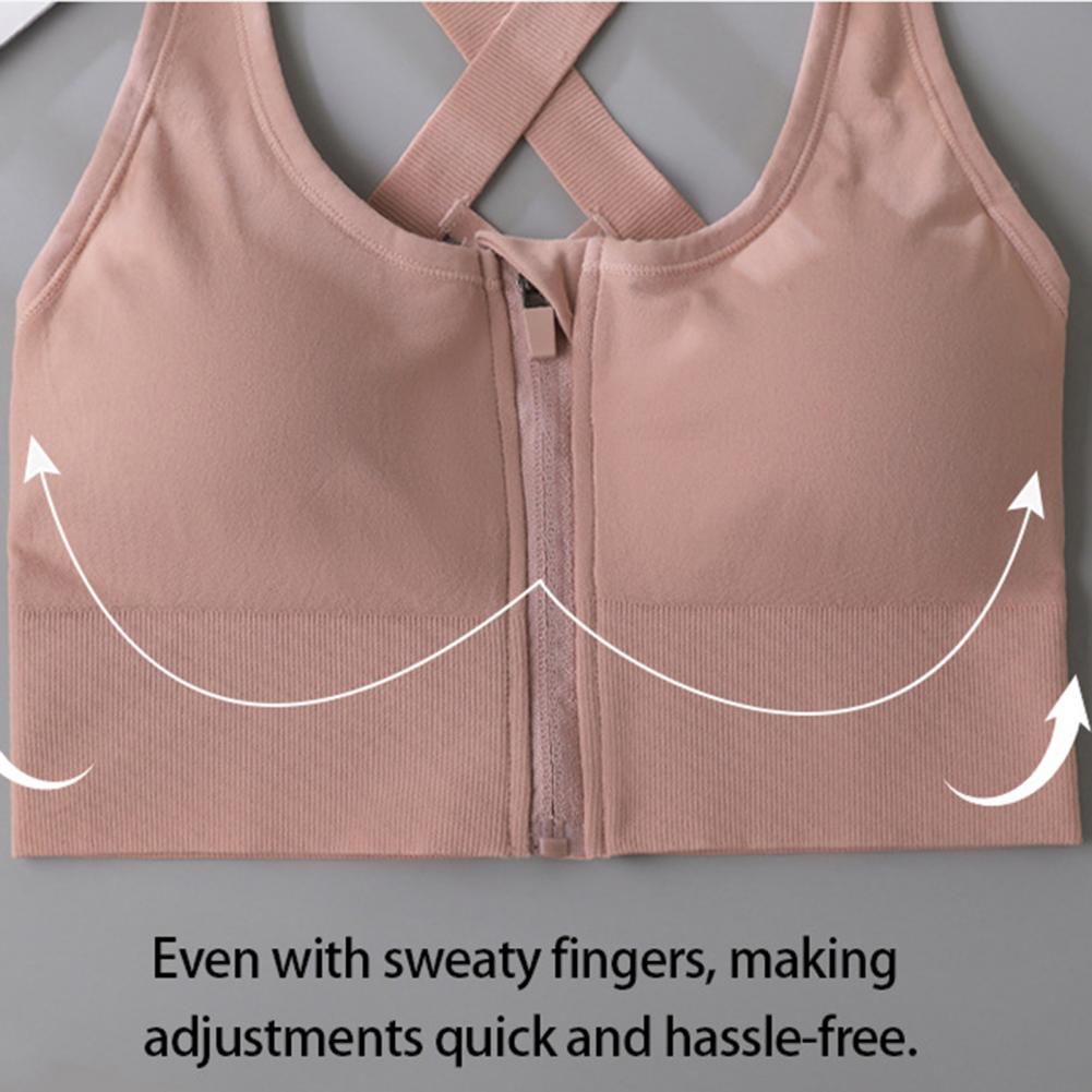 지퍼 프론트 무선 스포츠 브라 레이서백 하이 임팩트 러 - Sports Bra High Impact 리뷰 및 가격
