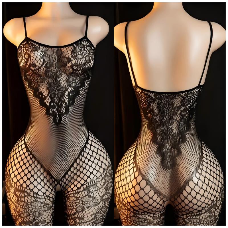 여성을위한 섹시한 란제리 세트 에로틱 한 의상 잠옷 포 - Bodystocking Fishnet 리뷰 및 가격