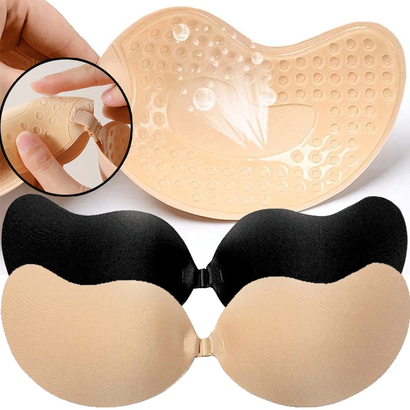 재사용 가능한 접착식 니플 커버 A-D컵, 실리콘 패드 - Silicone Bra Adhesive 리뷰 및 가격